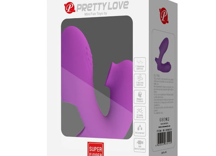 PRETTY LOVE - ATHENA FINGERVIBRATOR MIT KLITORISSTIMULATOR - LILA - Fingervibrator