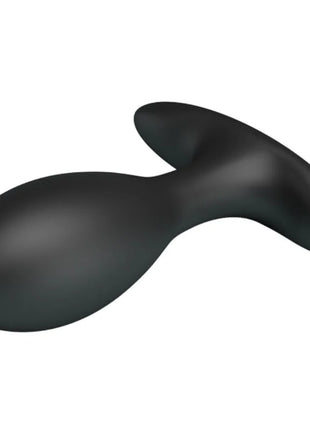 Schwarzer silikon aufblasbarer analstecker pretty love mit ergonomischem und glattem design