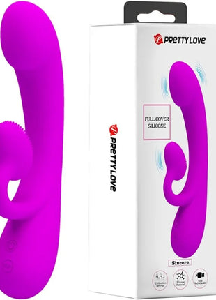 PRETTY LOVE - AUFRICHTIGER VIBRATOR UND KLITORIS-SAUGER - Rabbit-Vibratoren