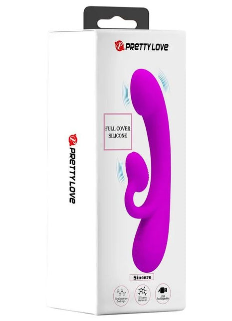 PRETTY LOVE - AUFRICHTIGER VIBRATOR UND KLITORIS-SAUGER - Rabbit-Vibratoren