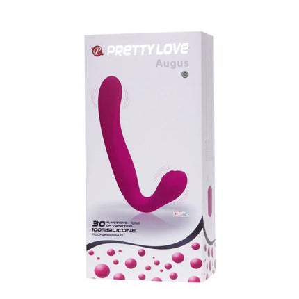 Pretty love augus arnes flieder ist ein vibrierendes spielzeug aus 100 prozent silikon in lebendigem magenta mit 30 funktionen