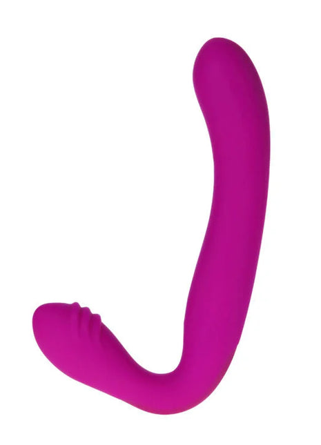 Vibrant magenta silikon dual-ended sexspielzeug mit geschwungener ergonomischer form von pretty love august arnes flieder