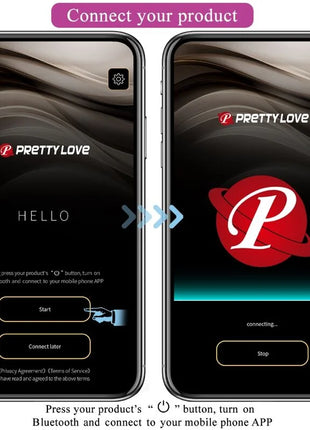 PRETTY LOVE - AUGUST REMOTE GLOBAL DOPPELT VERGNÜGEN VIBRATOR - Paar-Vibrator