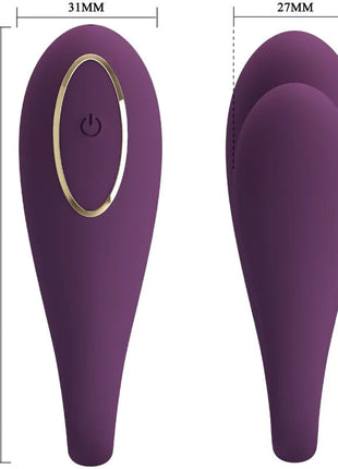 PRETTY LOVE - AUGUST REMOTE GLOBAL DOPPELT VERGNÜGEN VIBRATOR - Paar-Vibrator