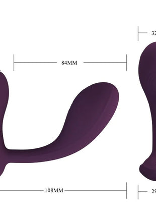 PRETTY LOVE - BAIRD G-SPOT 12 VIBRATIONEN LILA APP - G-Punkt-Vibrator