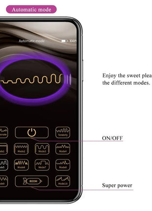 PRETTY LOVE - BAIRD G-SPOT 12 VIBRATIONEN LILA APP - G-Punkt-Vibrator
