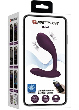 PRETTY LOVE - BAIRD G-SPOT 12 VIBRATIONEN LILA APP - G-Punkt-Vibrator