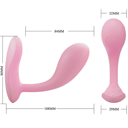 PRETTY LOVE - BAIRD G-SPOT 12 VIBRATIONEN ROSA APP - G-Punkt-Vibrator