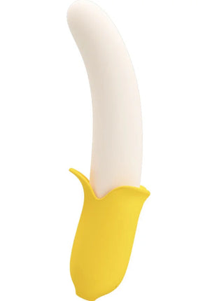 PRETTY LOVE - BANANA GEEK SUPER POWER 7 VIBRATIONEN UP&DOWN SILIKON SCHWARZ
