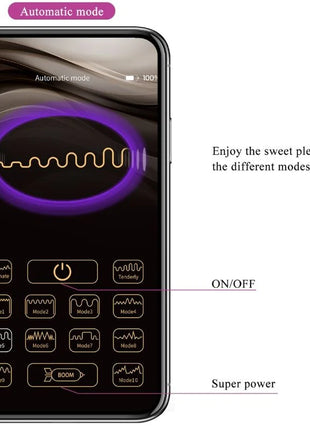 PRETTY LOVE - BILLY VIBRATIONSFERNBEDIENUNG LILA KOSTENLOSE APP - G-Punkt-Vibrator
