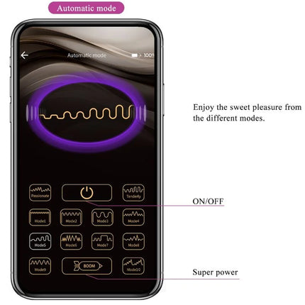 PRETTY LOVE - BILLY VIBRATIONSFERNBEDIENUNG LILA KOSTENLOSE APP - G-Punkt-Vibrator
