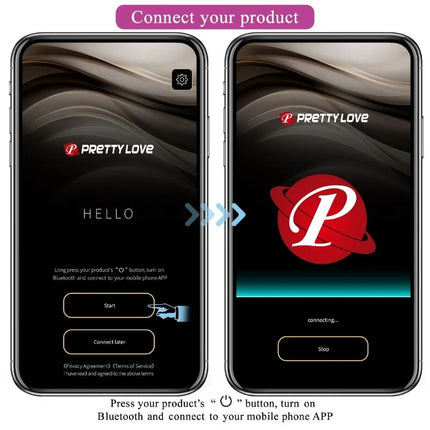 PRETTY LOVE - BILLY VIBRATIONSFERNBEDIENUNG LILA KOSTENLOSE APP - G-Punkt-Vibrator