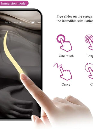 PRETTY LOVE - BILLY VIBRATIONSFERNBEDIENUNG LILA KOSTENLOSE APP - G-Punkt-Vibrator