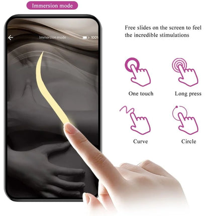 PRETTY LOVE - BILLY VIBRATIONSFERNBEDIENUNG LILA KOSTENLOSE APP - G-Punkt-Vibrator