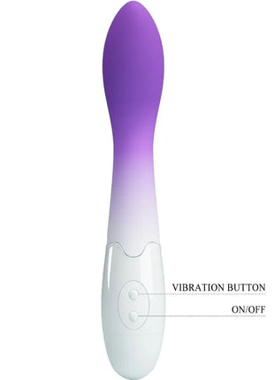 Pretty love bishop g-spot vibrator lila silikon spiralförmiger wand mit zwei steuerungstasten