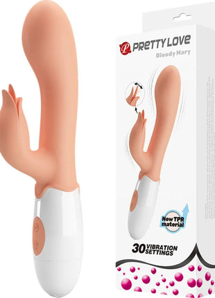 PRETTY LOVE - BLOODY MARY VIBRATOR MIT STIMULATOR