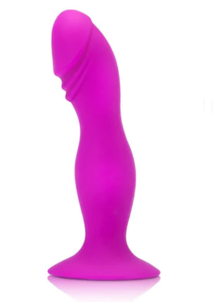 Vibranter pinker silikon analplug mit rundem kopf und geblendetem sockel von pretty love booty passion