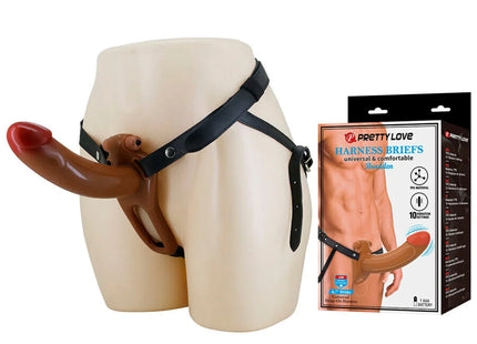 PRETTY LOVE - BRADDEN VIBRATING STRAP-ON