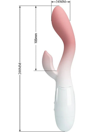 Pretty love brighty g-spot vibrator rosa aus silikon mit 200 mm länge und gebogenem design für klitorisstimulator