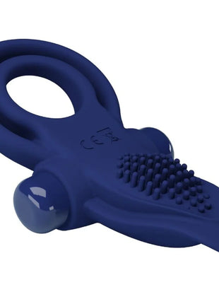 PRETTY LOVE - BRONSON DOPPELRING MIT VIBRATION BLAU - Penisring mit Vibration