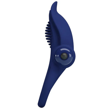 PRETTY LOVE - BRONSON DOPPELRING MIT VIBRATION BLAU - Penisring mit Vibration