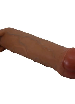 PRETTY LOVE - BUNION PENIS SLEEVE MIT 2,5 CM VERLÄNGERUNG MULATTE - Penishülle mit Verlängerung