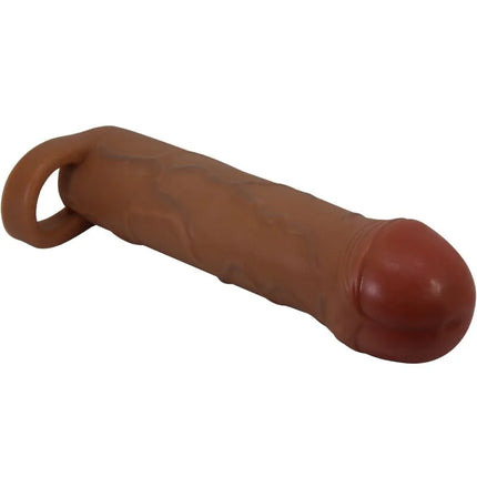 PRETTY LOVE - BUNION PENIS SLEEVE MIT 2,5 CM VERLÄNGERUNG MULATTE - Penishülle mit Verlängerung