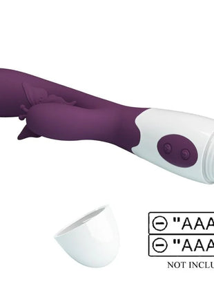 PRETTY LOVE - BUTTERFLY KISS RABBIT VIBRATOR & G-SPOT STIMULATOR LILA