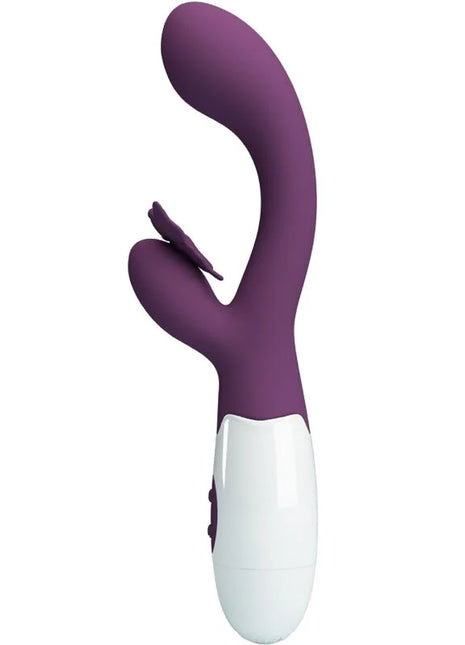 PRETTY LOVE - BUTTERFLY KISS RABBIT VIBRATOR & G-SPOT STIMULATOR LILA