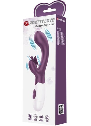 PRETTY LOVE - BUTTERFLY KISS RABBIT VIBRATOR & G-SPOT STIMULATOR LILA