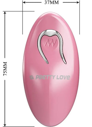 PRETTY LOVE - CAILEY NIPPELKLEMMEN 10 VIBRATIONEN FERNBEDIENUNG ROSA