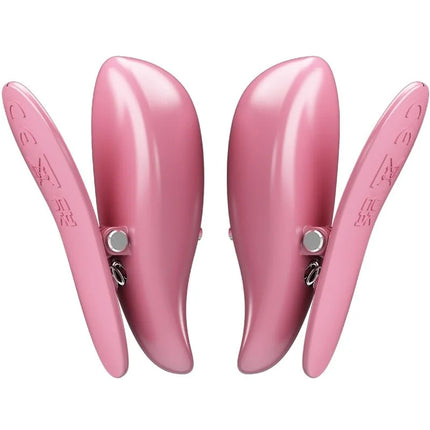 PRETTY LOVE - CAILEY NIPPELKLEMMEN 10 VIBRATIONEN FERNBEDIENUNG ROSA