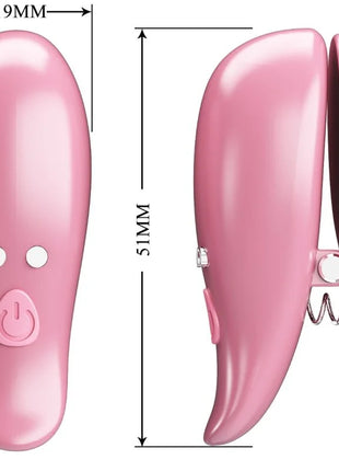 PRETTY LOVE - CAILEY NIPPELKLEMMEN 10 VIBRATIONEN FERNBEDIENUNG ROSA