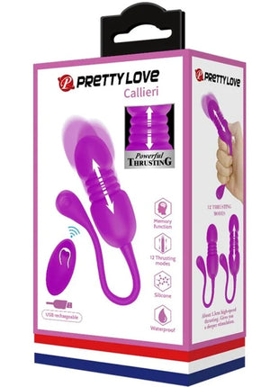 Lila silikon vibrierendes ei mit fernbedienung von pretty love callieri für erwachsene