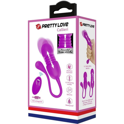 Lila silikon vibrierendes ei mit fernbedienung von pretty love callieri für erwachsene