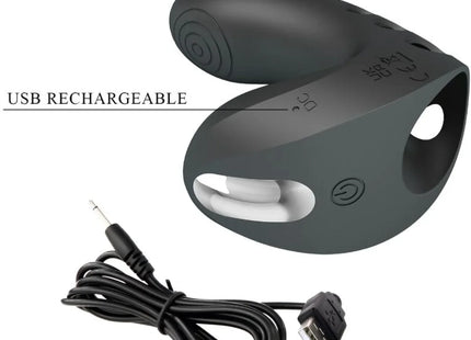 PRETTY LOVE - CAMELIA FINGERVIBRATOR 7 VIBRATIONEN SCHWARZ