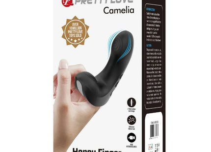 PRETTY LOVE - CAMELIA FINGERVIBRATOR 7 VIBRATIONEN SCHWARZ