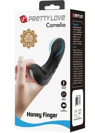 PRETTY LOVE - CAMELIA FINGERVIBRATOR 7 VIBRATIONEN SCHWARZ