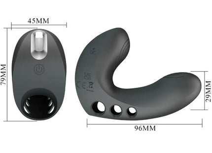 PRETTY LOVE - CAMELIA FINGERVIBRATOR 7 VIBRATIONEN SCHWARZ