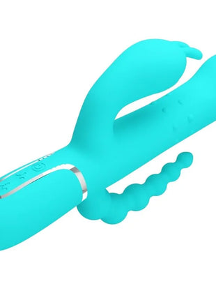 PRETTY LOVE - CAMMY 4 IN 1 MULTIFUNKTIONS-DREIFACHER RABBIT-VIBRATOR - BLAU - Rabbit-Vibrator