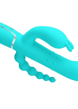 PRETTY LOVE - CAMMY 4 IN 1 MULTIFUNKTIONS-DREIFACHER RABBIT-VIBRATOR - BLAU - Rabbit-Vibrator