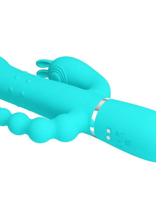 PRETTY LOVE - CAMMY 4 IN 1 MULTIFUNKTIONS-DREIFACHER RABBIT-VIBRATOR - BLAU - Rabbit-Vibrator