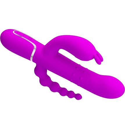 PRETTY LOVE - CAMMY TRIPLE VIBRATOR MULTIFUNKTION 4 IN 1 ROSA - Vibrierende Rotatoren