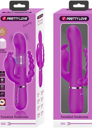 PRETTY LOVE - CAMMY TRIPLE VIBRATOR MULTIFUNKTION 4 IN 1 ROSA - Vibrierende Rotatoren