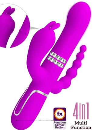 PRETTY LOVE - CAMMY TRIPLE VIBRATOR MULTIFUNKTION 4 IN 1 ROSA - Vibrierende Rotatoren
