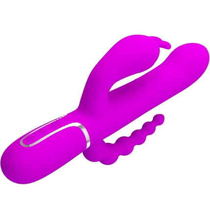 PRETTY LOVE - CAMMY TRIPLE VIBRATOR MULTIFUNKTION 4 IN 1 ROSA - Vibrierende Rotatoren