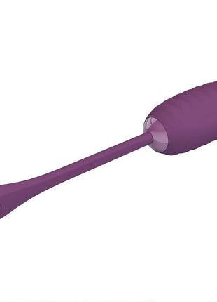 Lila silikon vaginale vibrator mit strukturierter griff und abgerundetem kopf von pretty love casper lila