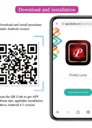 PRETTY LOVE - CATALINA MASSAGER KOSTENLOSE APP FLIEDER - Vibrierendes Ei