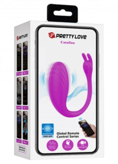 PRETTY LOVE - CATALINA MASSAGER KOSTENLOSE APP FLIEDER - Vibrierendes Ei