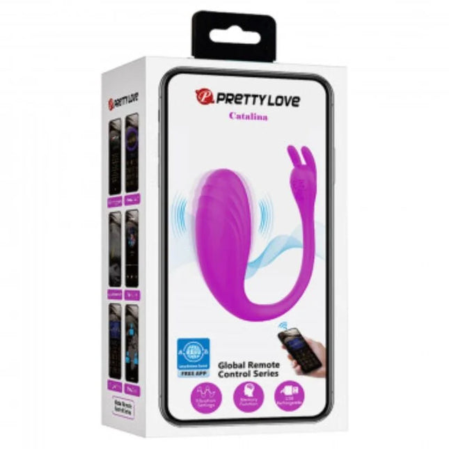PRETTY LOVE - CATALINA MASSAGER KOSTENLOSE APP FLIEDER - Vibrierendes Ei